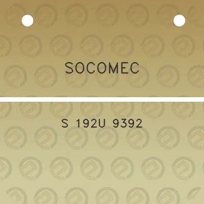 socomec-s-192u-9392