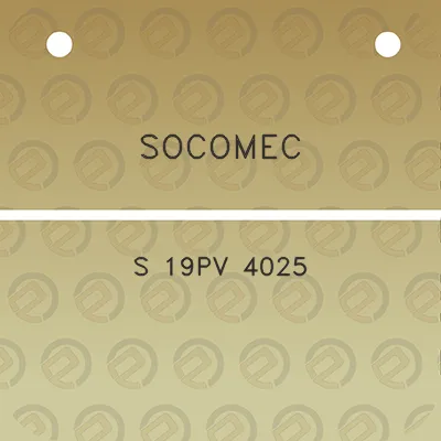 socomec-s-19pv-4025