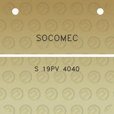 socomec-s-19pv-4040