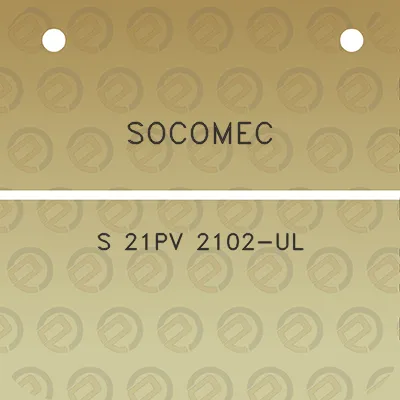 socomec-s-21pv-2102-ul