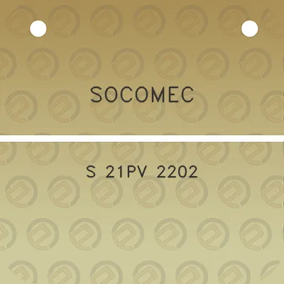 socomec-s-21pv-2202