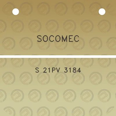 socomec-s-21pv-3184