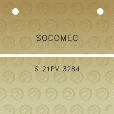 socomec-s-21pv-3284