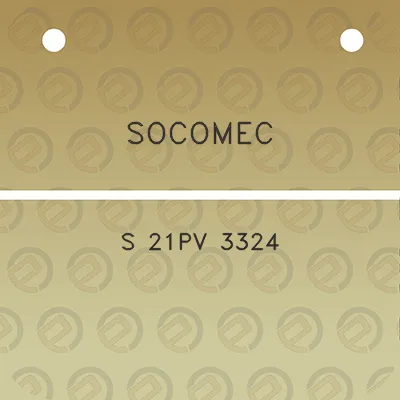 socomec-s-21pv-3324