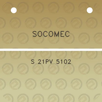 socomec-s-21pv-5102