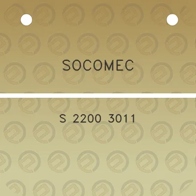 socomec-s-2200-3011