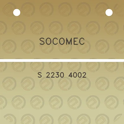 socomec-s-2230-4002