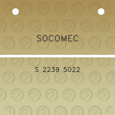 socomec-s-2239-5022