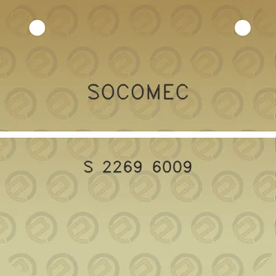 socomec-s-2269-6009