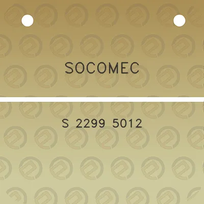 socomec-s-2299-5012