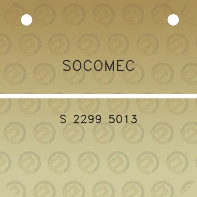 socomec-s-2299-5013