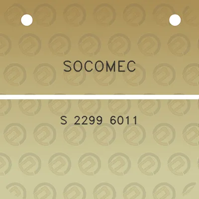 socomec-s-2299-6011