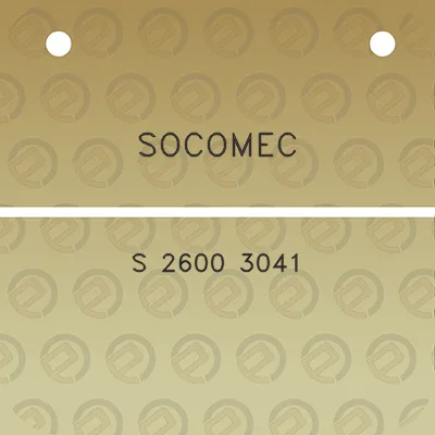 socomec-s-2600-3041