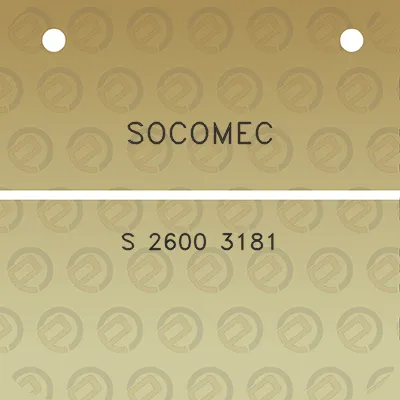 socomec-s-2600-3181