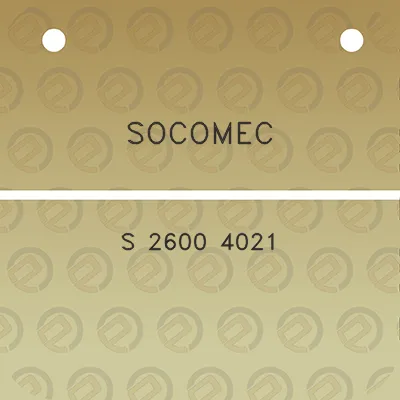 socomec-s-2600-4021