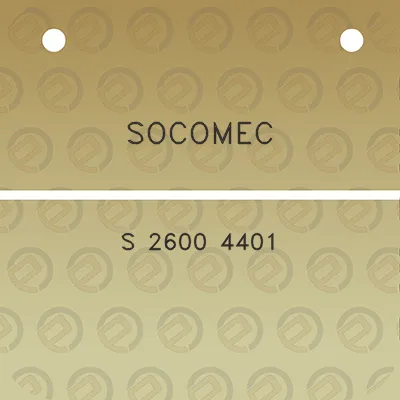 socomec-s-2600-4401