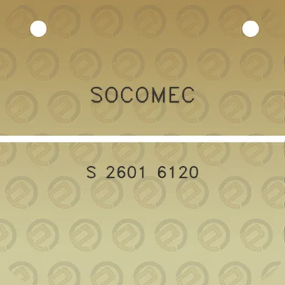 socomec-s-2601-6120