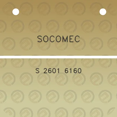 socomec-s-2601-6160