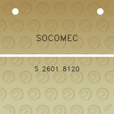 socomec-s-2601-8120