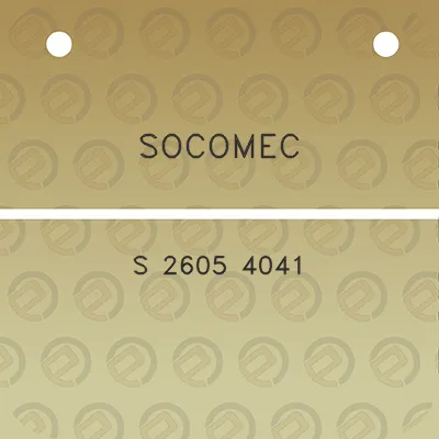 socomec-s-2605-4041