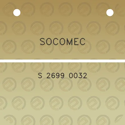 socomec-s-2699-0032