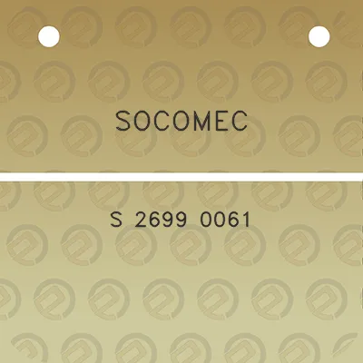 socomec-s-2699-0061