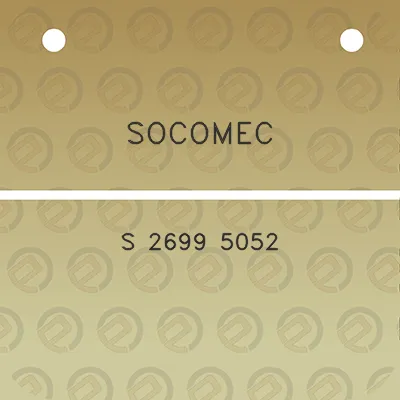 socomec-s-2699-5052