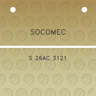 socomec-s-26ac-3121