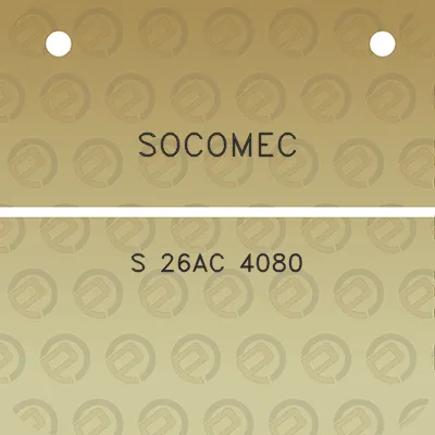 socomec-s-26ac-4080