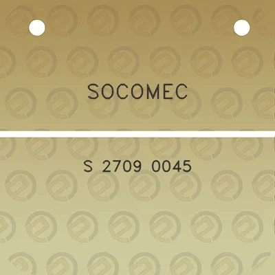 socomec-s-2709-0045