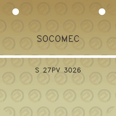 socomec-s-27pv-3026