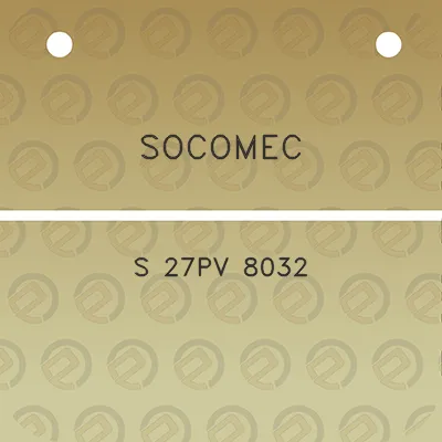 socomec-s-27pv-8032