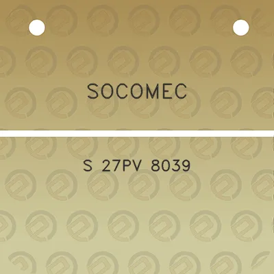 socomec-s-27pv-8039