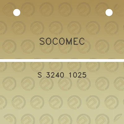 socomec-s-3240-1025