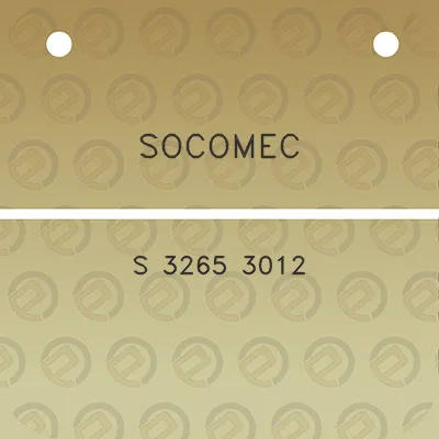 socomec-s-3265-3012