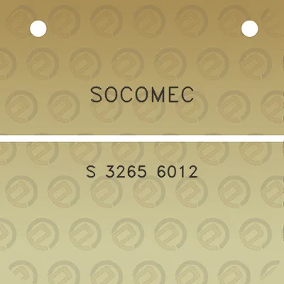 socomec-s-3265-6012