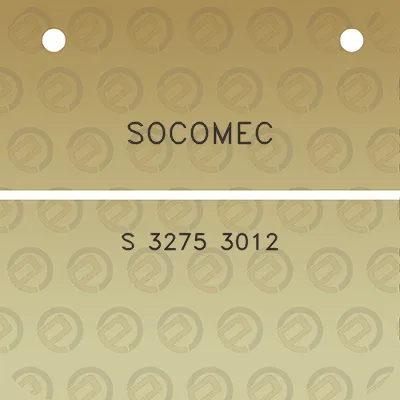 socomec-s-3275-3012