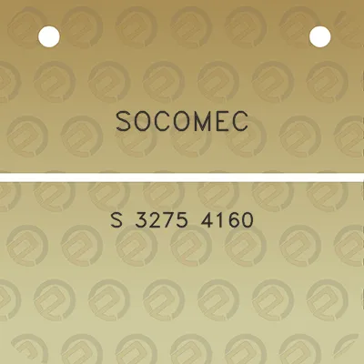 socomec-s-3275-4160