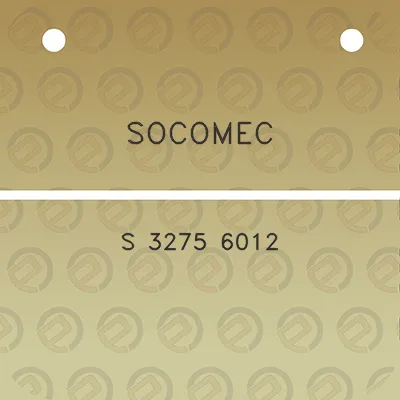 socomec-s-3275-6012