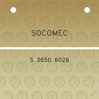 socomec-s-3650-6026