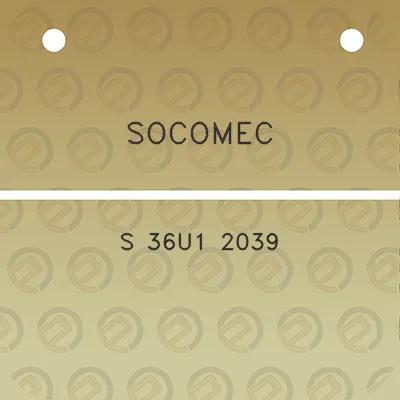 socomec-s-36u1-2039