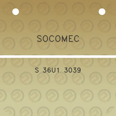 socomec-s-36u1-3039