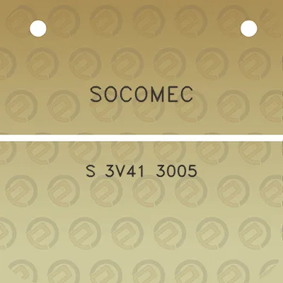 socomec-s-3v41-3005