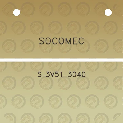 socomec-s-3v51-3040