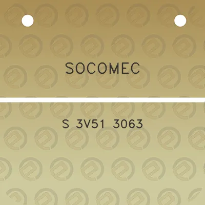 socomec-s-3v51-3063