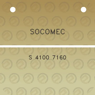 socomec-s-4100-7160