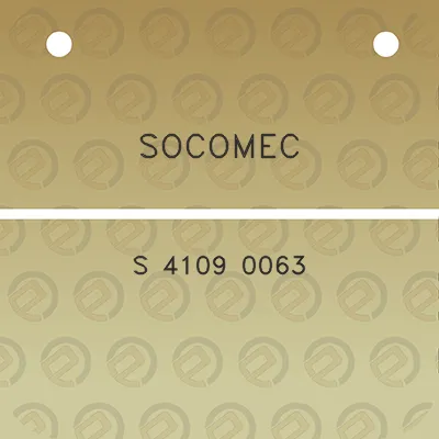 socomec-s-4109-0063