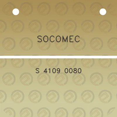 socomec-s-4109-0080