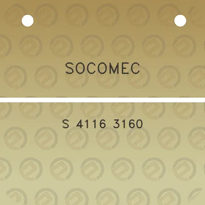 socomec-s-4116-3160