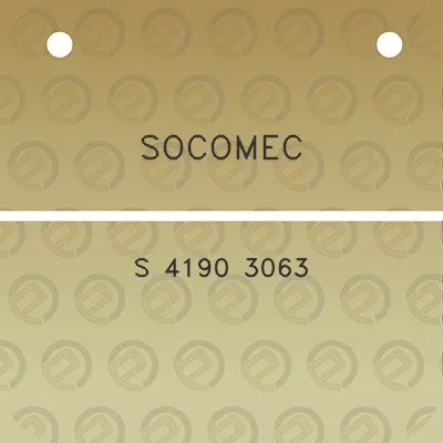 socomec-s-4190-3063